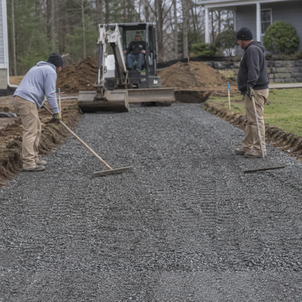 Paving Contractor in Miami-Dade County - FL installing interlocking pavers beside a modern pool deck
